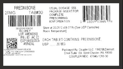 label - prednisone 20mg